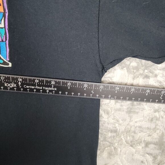 Alaska Salmon T Shirt Mens XL Extra Large Black Fishing Salmon Colorful - Picture 4 of 7